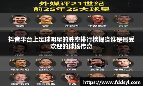 抖音平台上足球明星的胜率排行榜揭晓谁是最受欢迎的球场传奇